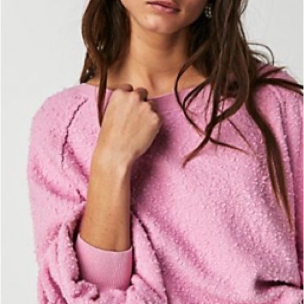 Free People Found My Friend Pullover - Lollipop - XS